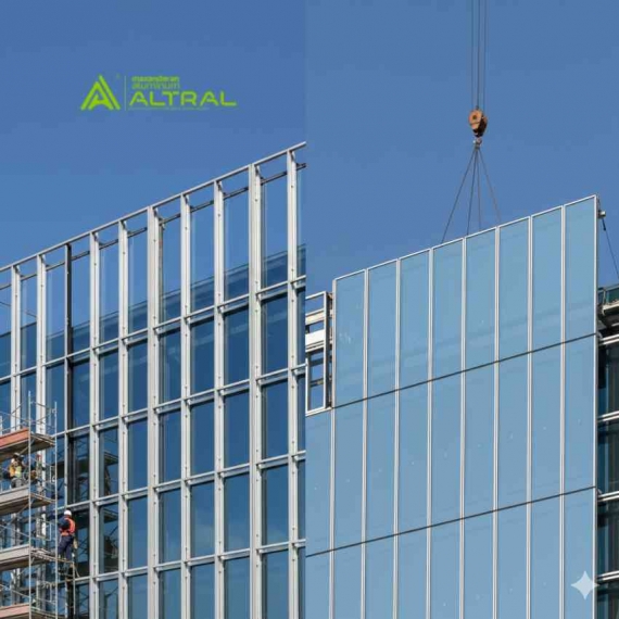 انواع کرتین وال