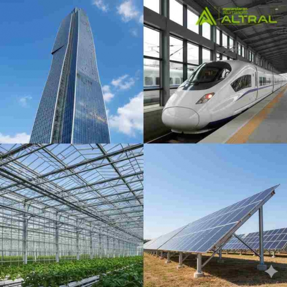 پروژه‌های موفق با پروفیل آلومینیومی